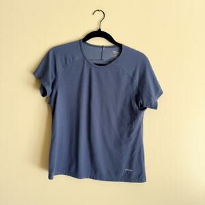Patagonia Blue Apilene Short Sleeve Top - Medium